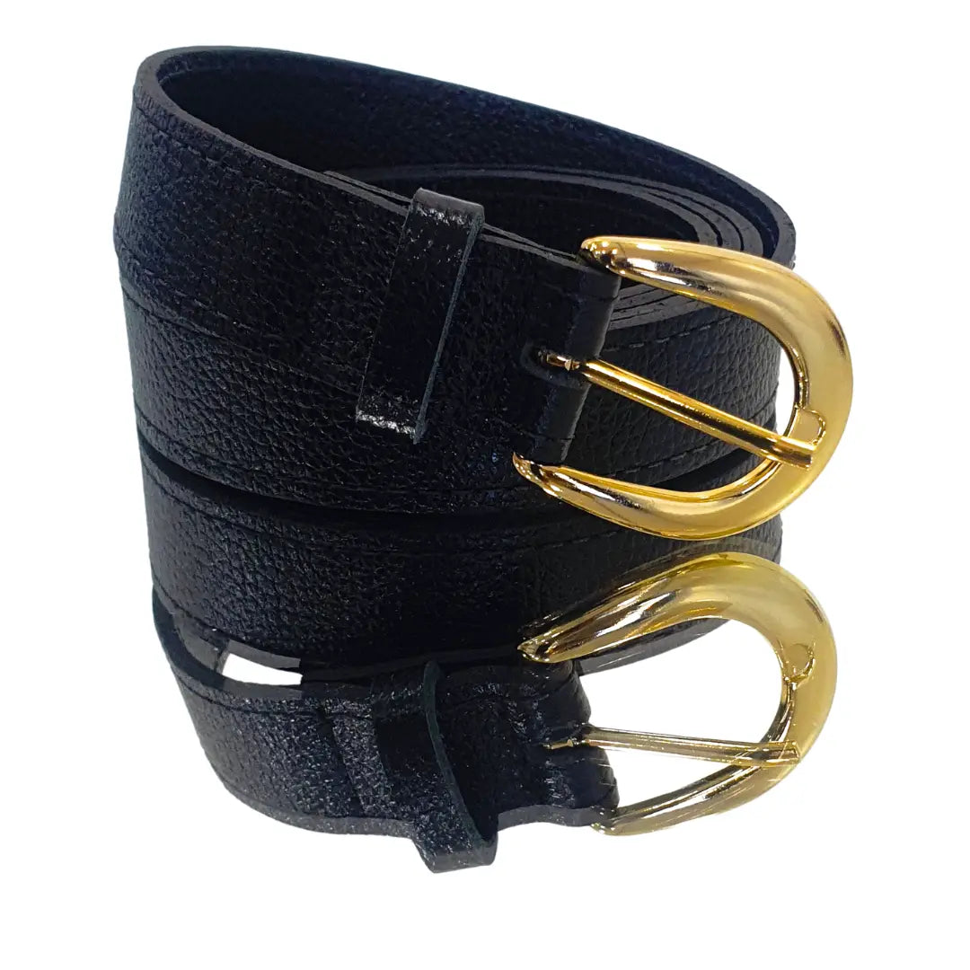 Cinto Couro Legítimo Preto Floater (2,5cm Larg)