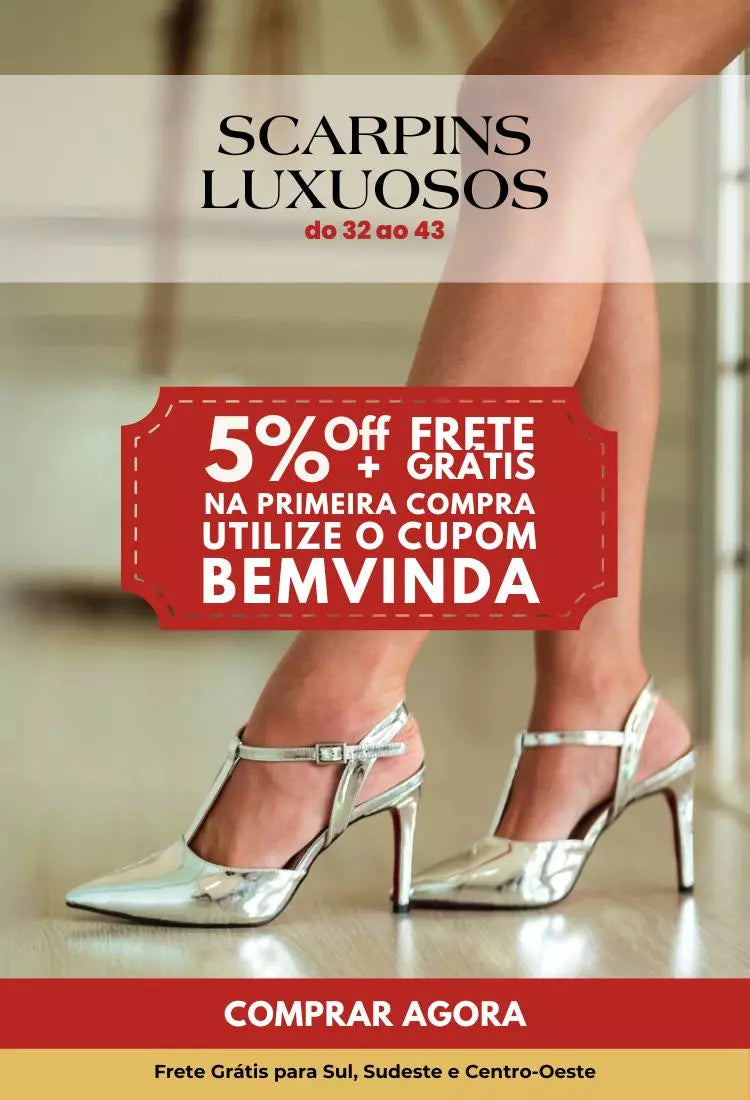 Andressa Blos Scarpins Luxuosos do 32 ao 43 Loja Oficial