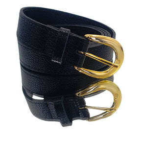 Cinto Couro Legítimo Preto Floater (2,5cm Larg)