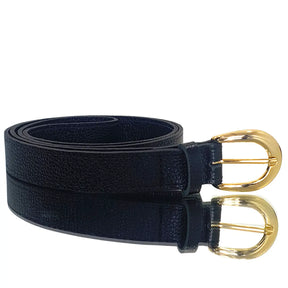 Cinto Couro Legítimo Preto Floater (2,5cm Larg)