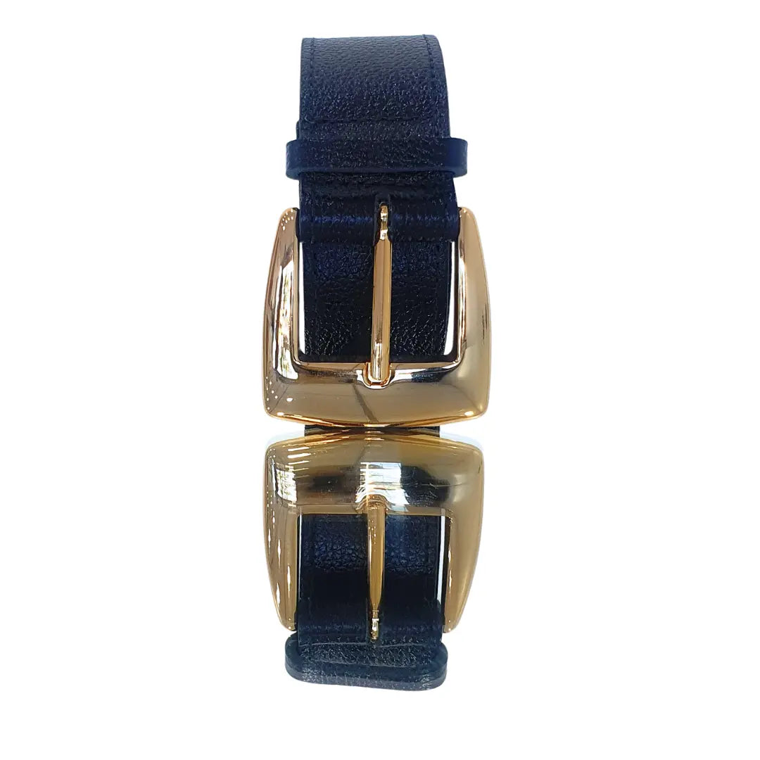 Cinto Couro Legítimo Preto Floater (3,5cm Larg)