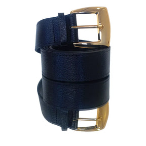 Cinto Couro Legítimo Preto Floater (3,5cm Larg)